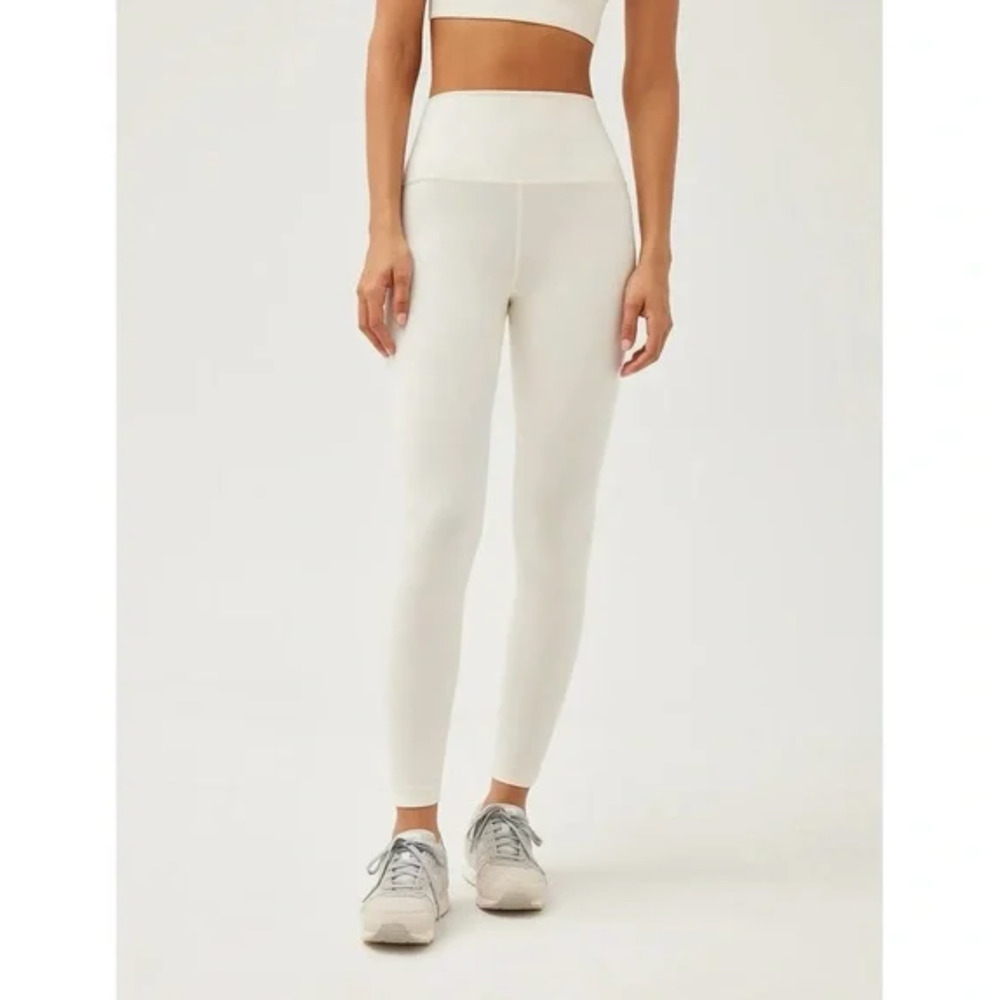 Outdoor Voices FreeForm 7/8 Legging White Milk Stone High Rise Womens XXL NWT